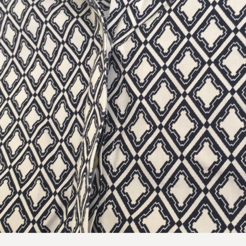 Talbot's Wrinkle Resistant Print Button Down Top - image 3